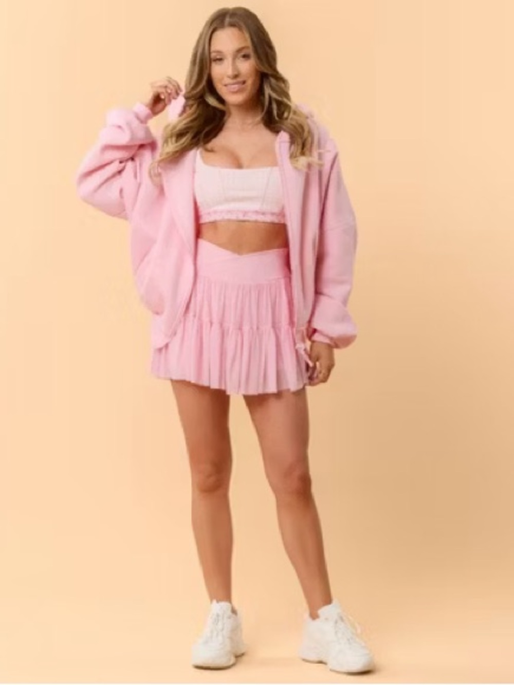 BLOGILATES NWT Blogilates Women's Ballerina Skort - Pink -XS - Picture 3 of 12